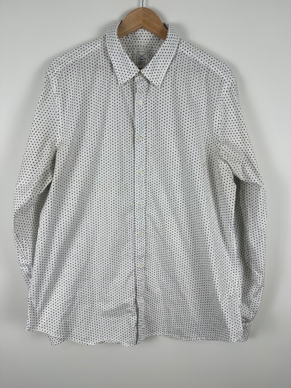 Gap x Ian Velardi Men’s XL Triangle Print Cotton Button Down Shirt